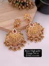2 Earrings Brass High Gold Jumka Butti Wholesale Price In Surat
